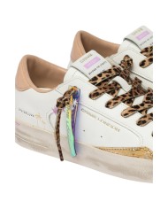 Sneakers Crime London Donna Sk8 Deluxe Leather Savage White