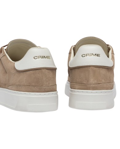 Sneakers Crime London Uomo Blade Suede Ecru Beige