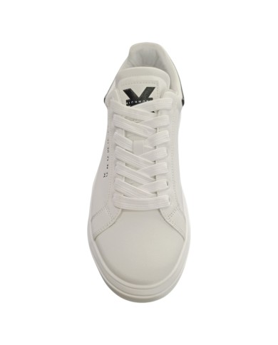 Sneaker Uomo John Richmond 31014 Action Leather New Logo Leather White Black