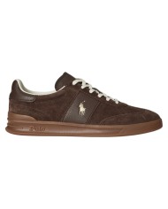 Sneaker Uomo Polo Ralph Lauren Heritage  in Camoscio Aera PP-SK-LTL Lather Brown