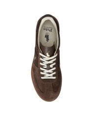 Sneaker Uomo Polo Ralph Lauren Heritage  in Camoscio Aera PP-SK-LTL Lather Brown