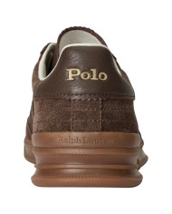 Sneaker Uomo Polo Ralph Lauren Heritage  in Camoscio Aera PP-SK-LTL Lather Brown