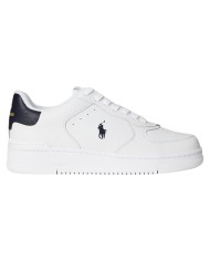 Sneaker Uomo Ralph Lauren Masters Court Leather White Black Red
