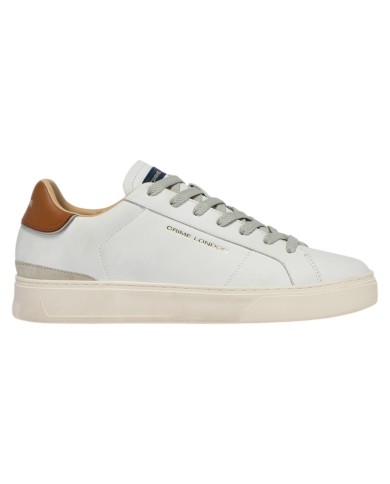 Sneakers Crime London Uomo Blade Leather White Caramel Brûlée