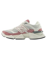 Sneakers Donna New Balance Unisex 9060 Mesh Leather White Rosewood