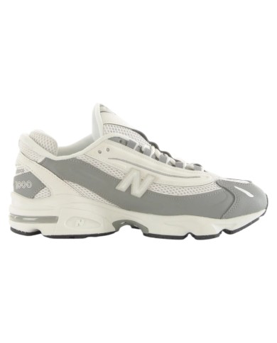 Sneakers New Balance Uomo 1000 Mesh Leather White Slate Grey