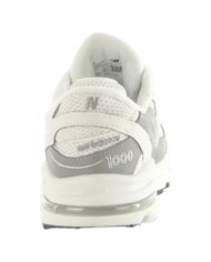 Sneakers New Balance Uomo 1000 Mesh Leather White Slate Grey