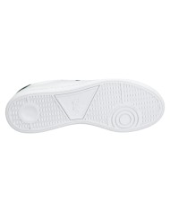 Sneake Uomo Ralph Lauren Heritage Court II Logo Leather White Green