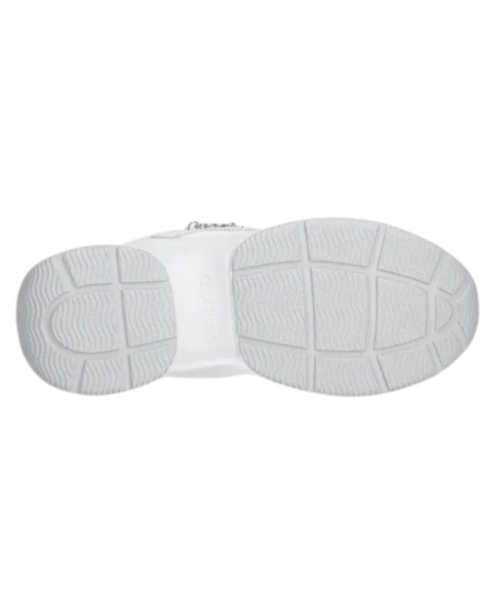 Sneakers Guess Donna Harpaa Mesh Leather White Silver