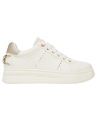 Sneakers Guess Donna Wesli G Logo Leather White Gold