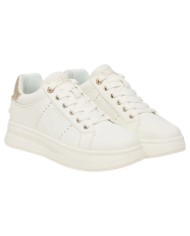 Sneakers Guess Donna Wesli G Logo Leather White Gold