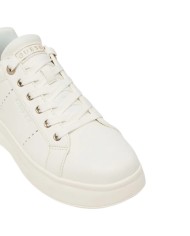 Sneakers Guess Donna Wesli G Logo Leather White Gold