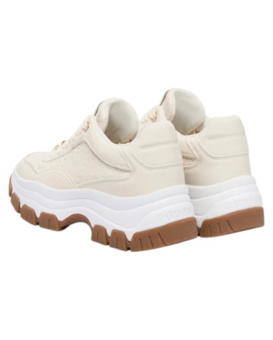Sneakers Guess Donna Berrett 2 4G Logo Peony Leather Cream