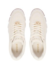 Sneakers Guess Donna Berrett 2 4G Logo Peony Leather Cream