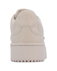 Sneaker Donna Guess Miriam 4G Logo Leather Ivory