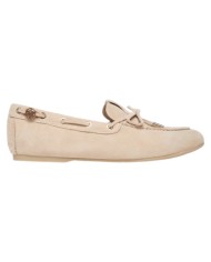 Mocassino Guess Donna Aisha 4G Logo Suede Beige