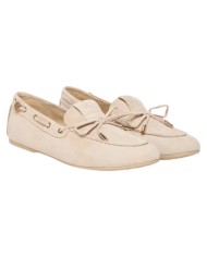 Mocassino Guess Donna Aisha 4G Logo Suede Beige