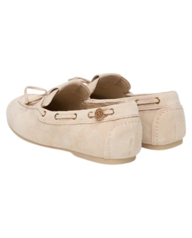 Mocassino Guess Donna Aisha 4G Logo Suede Beige