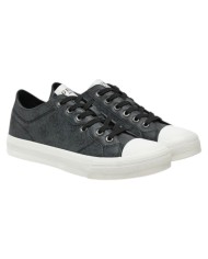 Sneakers Guess Uomo Istria Low 4G Logo Leather Coal Black