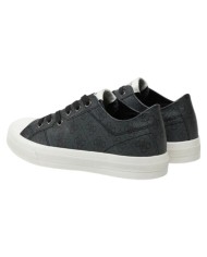 Sneakers Guess Uomo Istria Low 4G Logo Leather Coal Black