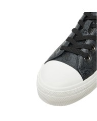Sneakers Guess Uomo Istria Low 4G Logo Leather Coal Black