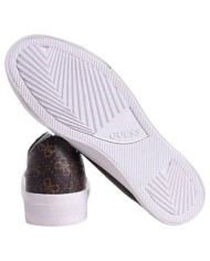 Sneakers Guess Uomo Istria Low 4G Logo Leather Brown