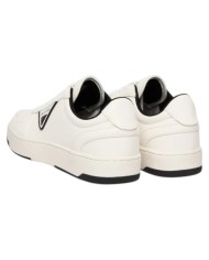 Sneakers Guess Uomo Vincent Triangle Logo Leather White