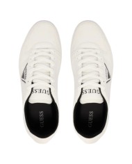 Sneakers Guess Uomo Vincent Triangle Logo Leather White