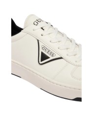 Sneakers Guess Uomo Vincent Triangle Logo Leather White