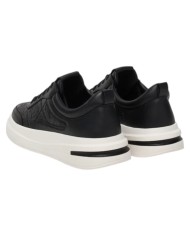 Sneakers Guess Uomo Elbano 4G Logo Impresso Leather Black