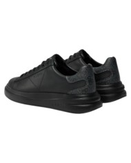 Sneakers Guess Uomo Elba 4G Logo Leather Black