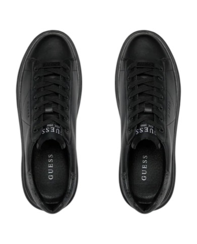 Sneakers Guess Uomo Elba 4G Logo Leather Black