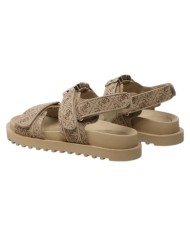 Sandalo Guess Donna Fabelis 4G Logo Cotton Beige