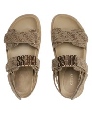 Sandalo Guess Donna Fabelis 4G Logo Cotton Beige