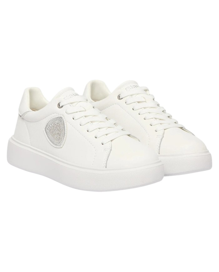 Sneakers Donna Blauer Venus 01 Leather White