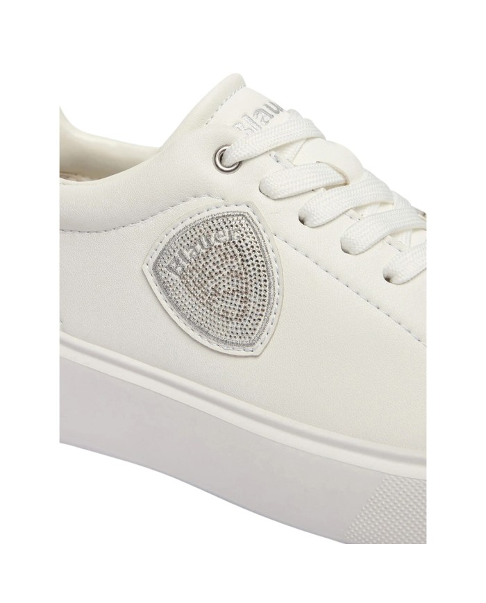 Sneakers Donna Blauer Venus 01 Leather White