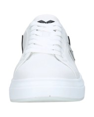 Sneaker Uomo John Richmond 31018 Action Leather New Logo Leather White Black