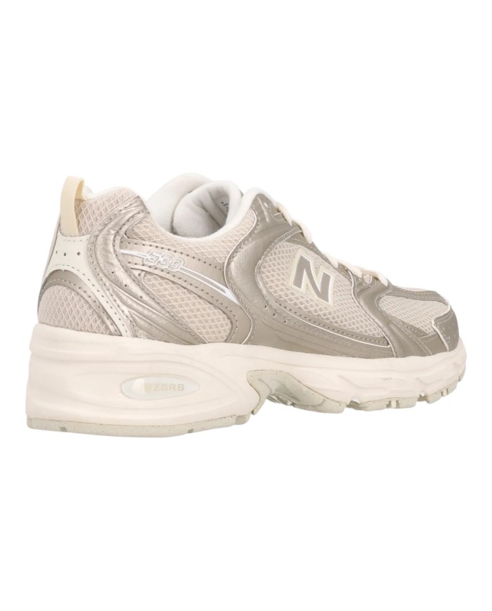 Sneakers Donna New Balance 530 Lifestyle Syntetic Mesh Gold Metallic Linen Gold