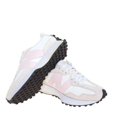 Sneakers Donna New Balance 327 Leather Suede Sea Salt Pink Salt white