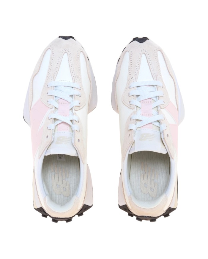 Sneakers Donna New Balance 327 Leather Suede Sea Salt Pink Salt white