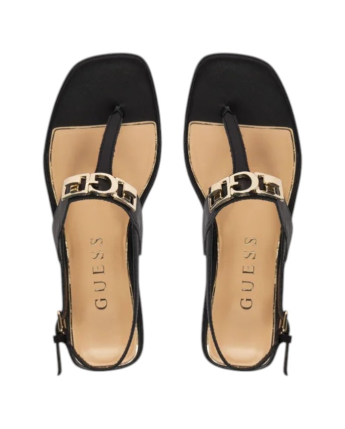 Sandali Guess Donna Ramiry G Logo Leather Black