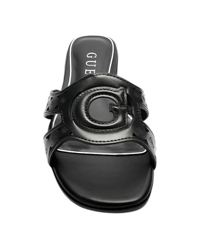 Sandalo Donna Guess Ciabatta Ciesta 2 4G Logo Leather Black