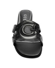Sandalo Donna Guess Ciabatta Ciesta 2 4G Logo Leather Black