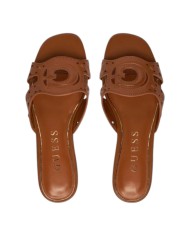 Sandalo Donna Guess Ciabatta Ciesta 2 4G Logo Leather Brown