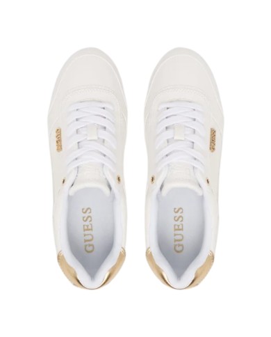 Sneakers Guess Donna Hansin 4G Logo Peony Leather White Platinum