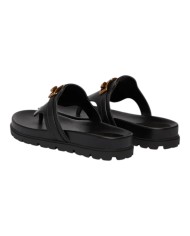 Ciabatta Guess Donna Farron Infradito G Logo Leather Black