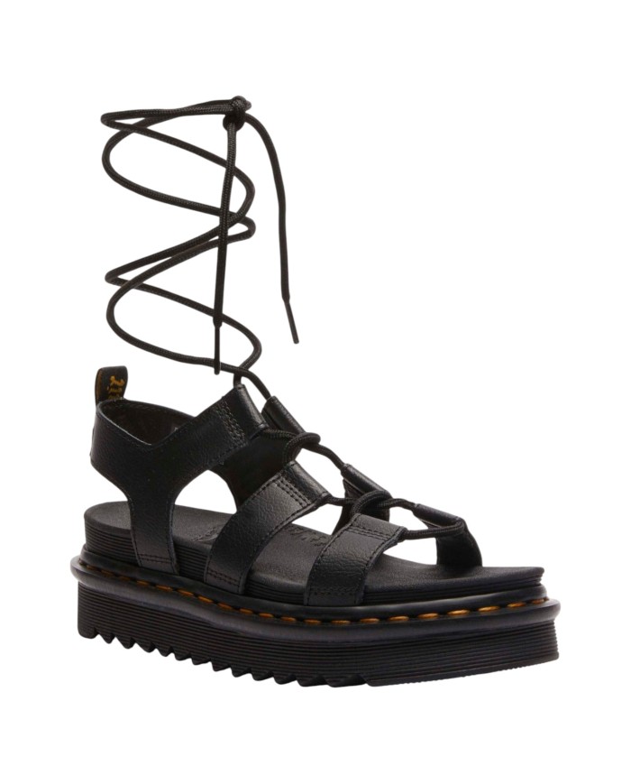 Sandalo Donna Dr Martens Nartilla Sandali Nartilla Athena in pelle modello gladiatore Black