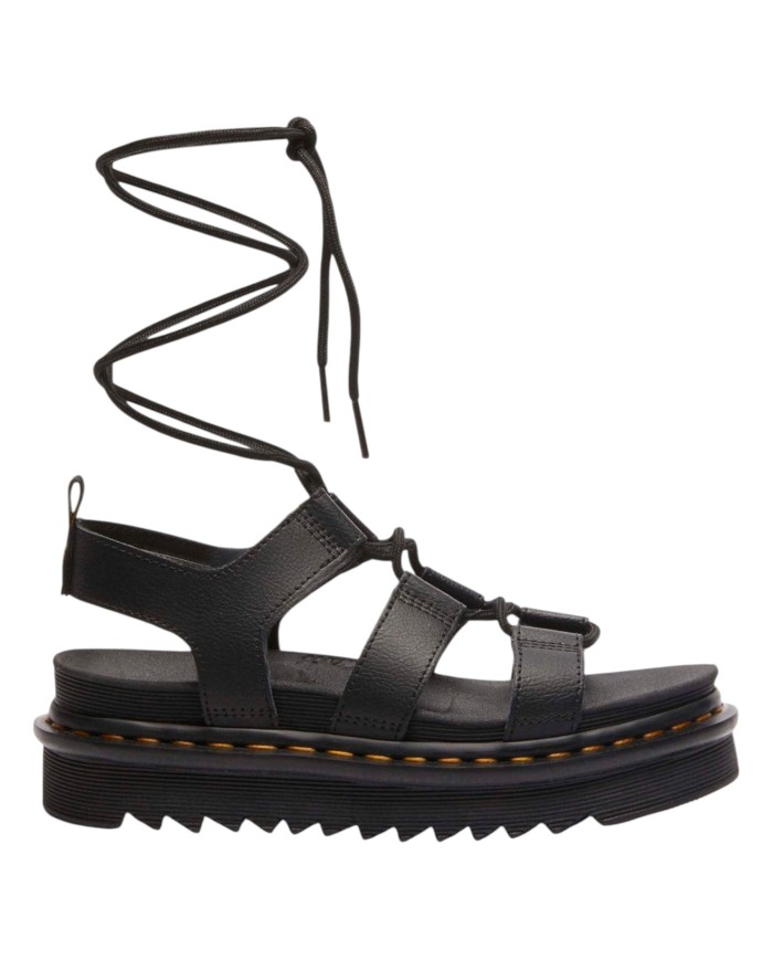 Sandalo Donna Dr Martens Nartilla Sandali Nartilla Athena in pelle modello gladiatore Black