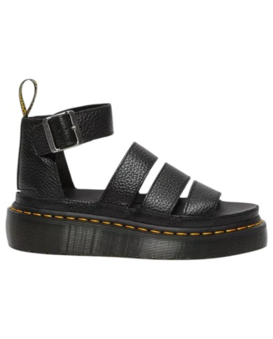Sandalo Donna Dr Martens Clarissa II Quad Platform Milled Nappa Leather Black