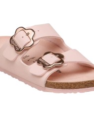 Sandalo Bambino Birkenstock Bimba Arizona Flower Buckle Kids Ligh Rose Tonal